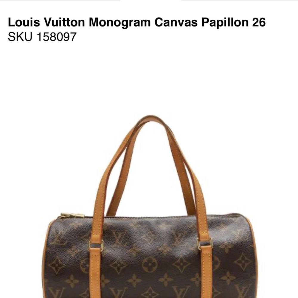Like New Louis Vuitton Papillon 26